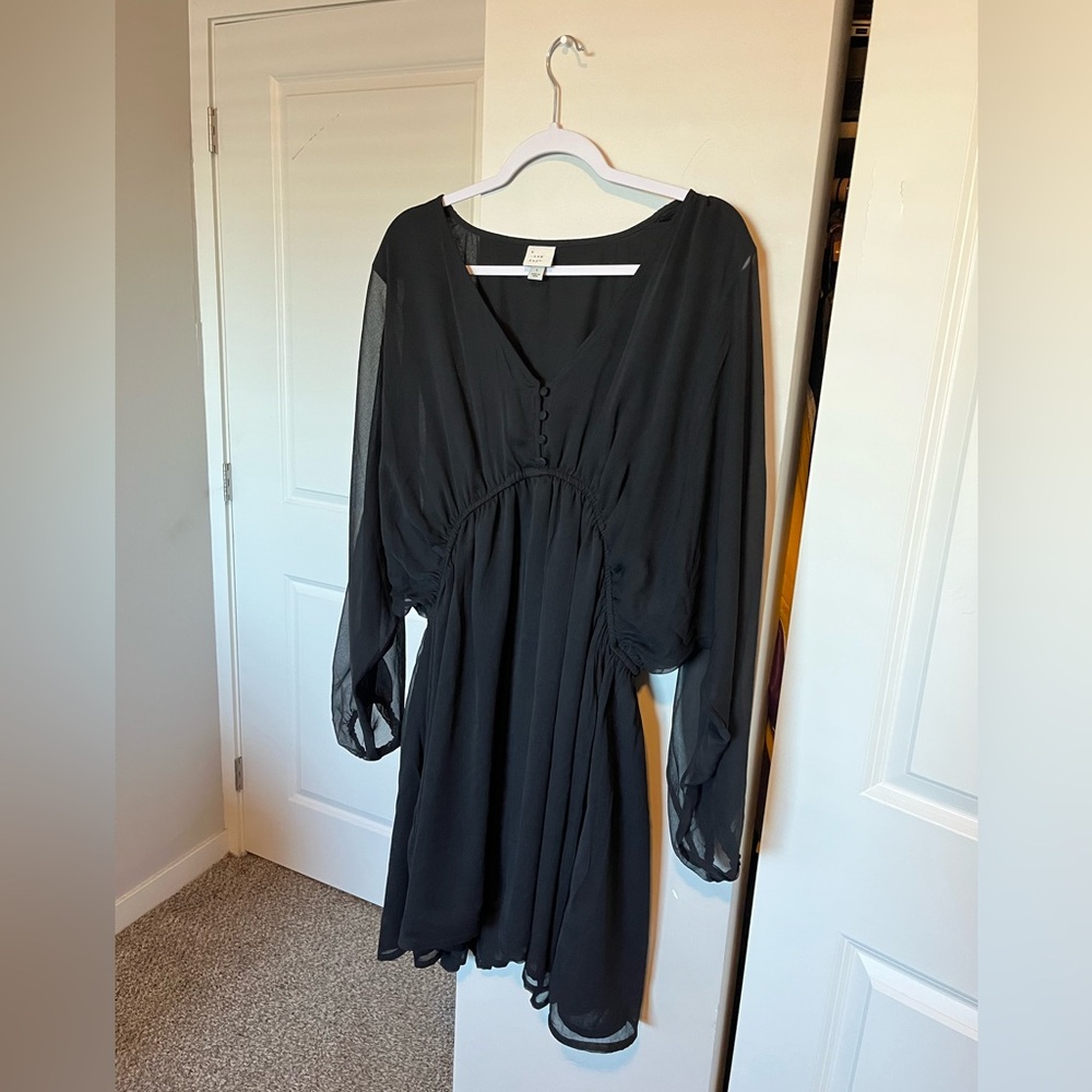 a new day Black Mini Dress